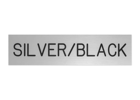 Plastic Stall Plate - 1 or 2 lines