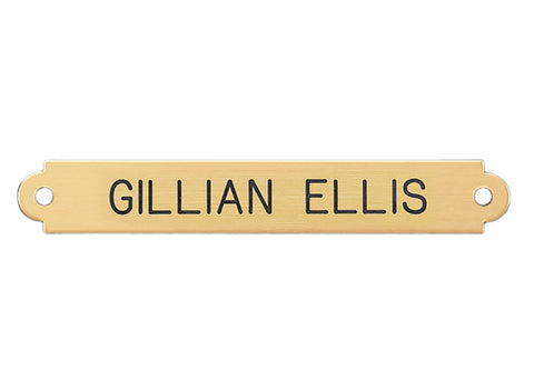 Fancy Saddle Nameplate