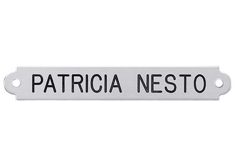 Fancy Saddle Nameplate
