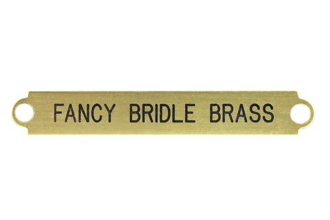 Fancy Bridle and Accessory Plate