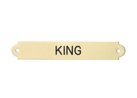 Fancy Halter Nameplate - 1 or 2 lines