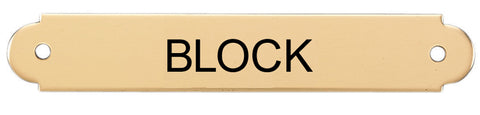 Fancy Halter Nameplate - 1 or 2 lines