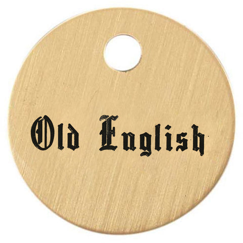 1'' Round Bridle & Accessory Tag