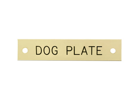 Rectangular Dog Collar Nameplate
