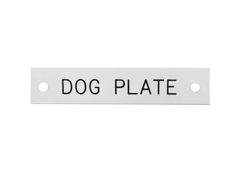 Rectangular Dog Collar Nameplate