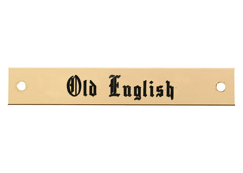 Rectangular Dog Collar Nameplate