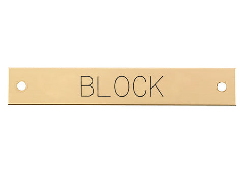 Rectangular Dog Collar Nameplate