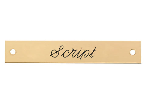 Rectangular Dog Collar Nameplate