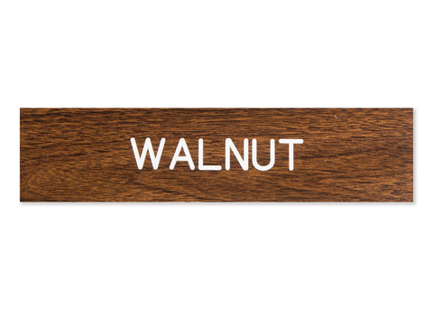 Plastic Stall Plate - 3 lines