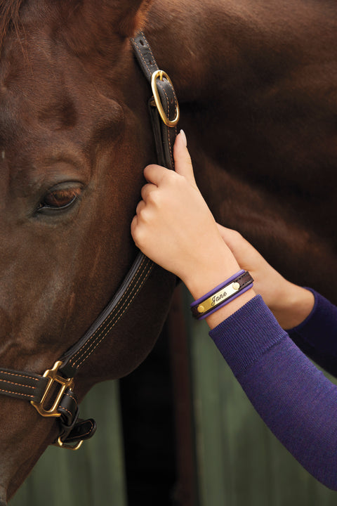 Perri’s® Padded Leather Nameplate Bracelet