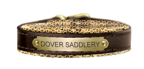 Perri’s® Padded Leather Nameplate Bracelet