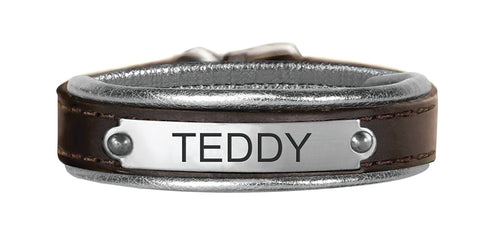 Perri’s® Padded Leather Nameplate Bracelet