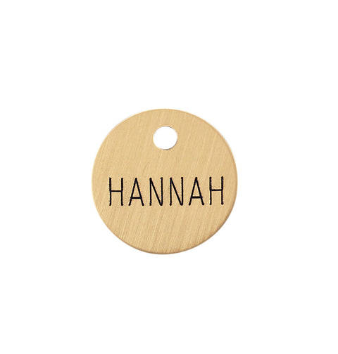 1'' Round Halter Tag