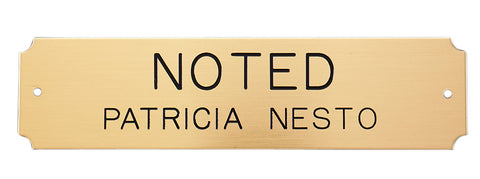 Notched Stall Plate - 3 lines
