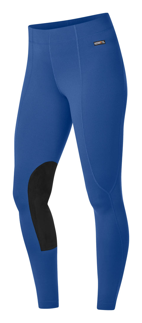 Kerrits Riding Tight Plus 1X True Blue Flow Rise Performance Stretch Knee Patch Kerrits Riding Tight Plus 1X True Blue Flow Rise Performance Stretch Knee Patch