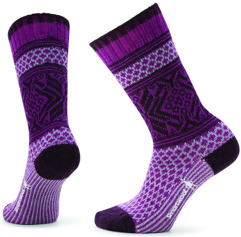 Smartwool® Ladies’ Everyday Popcorn Snowflake Pattern Crew Socks