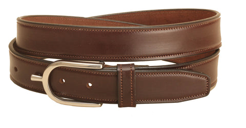 Tory Leather 1 1/4" Stainless Steel Spur Buckle Belt