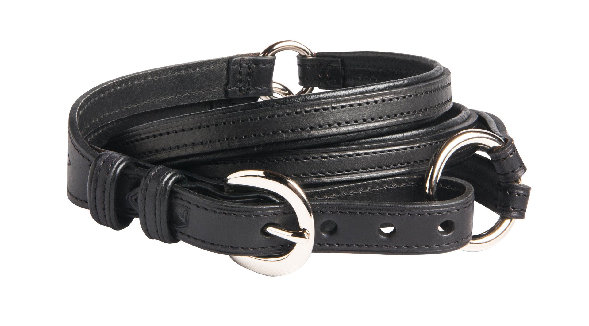 Ceinture équestre Noble Outfitters On The Bit, Cuir Noir, Taille XXL, Occasion