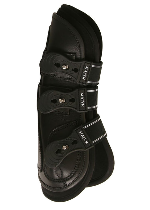 Majyk Equipe® Leather Jump Boots with Removable Impact Liners (Snap Closure)