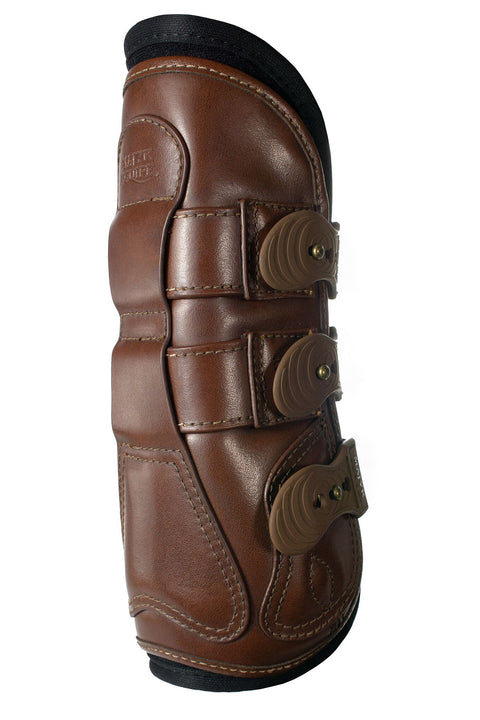 Majyk Equipe® Leather Jump Boots with Removable Impact Liners (Snap Closure)
