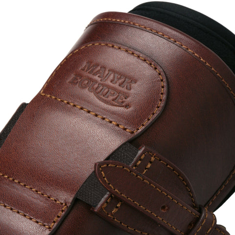 Majyk Equipe® Leather Jump Boots with Removable Impact Liners (Buckle Closure) - M/L