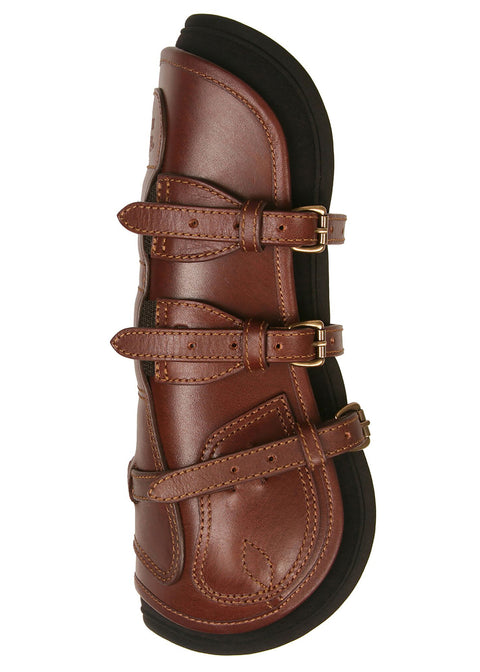 Majyk Equipe® Leather Jump Boots with Removable Impact Liners (Buckle Closure) - M/L