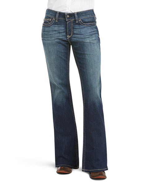 Ariat® Ladies’ R.E.A.L. Mid-Rise Stretch Original Bootcut Jean