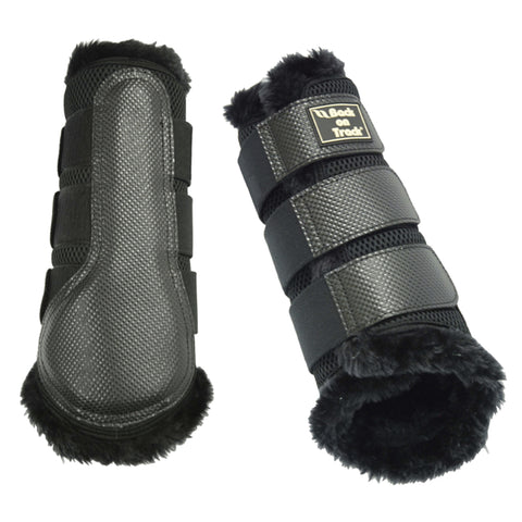 Back on Track® 3D Mesh Splint Boots with Faux Fur