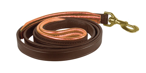 Perri’s® Padded Leather Nameplate Dog Leash