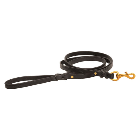 Tory Leather Split-Twist Creased Leather Dog Leash