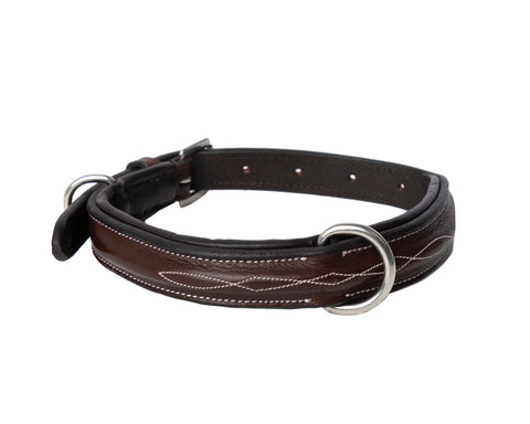 DS Fancy-Stitched Dog Collar