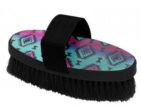 Medium Bristle Brush with Navajo Print