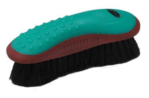 Showman® Extra-Soft Horsehair Finishing Brush with Grip-Dot Handle