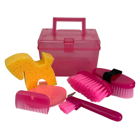 Showman® Kids’ Size Pink Glitter Grooming Kit