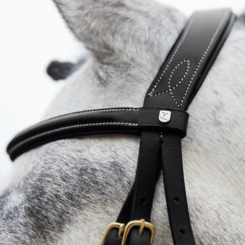 Horze Constance Padded Flash Snaffle Bridle