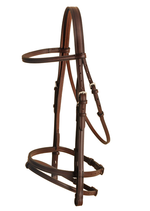 Tory Leather Company Raised Flash Bridle