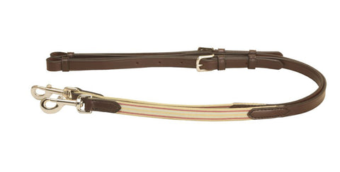 Tory Leather Company Bridle Leather 3/4" Side Reins with Elastic