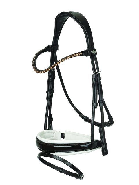 LeMieux® Kudos Patent Leather Dressage Bridle