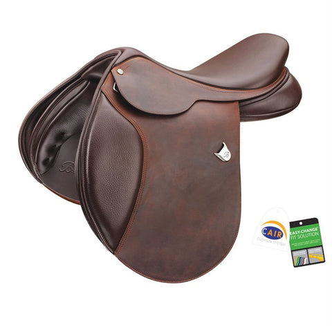 Bates Caprilli Close Contact Saddle with Extended Flap