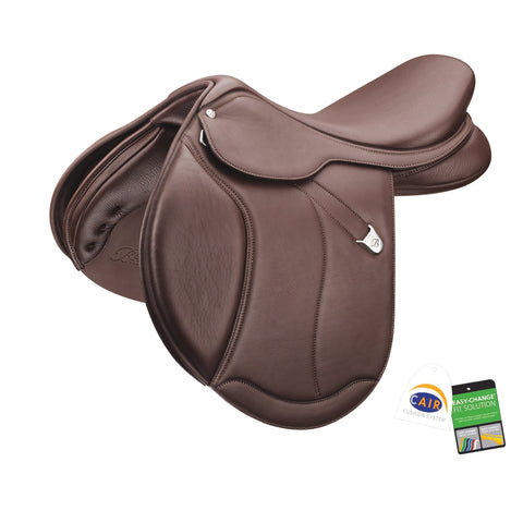Bates Caprilli Close Contact+ Saddle with Extended Flap and Luxe Leather