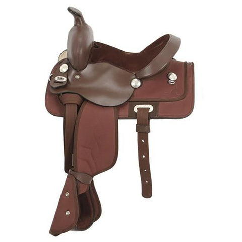 King Series Krypton Pro Trail Synthetic Western Saddle 14"