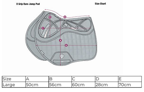 LeMieux® X-Grip EuroJump Square Pad
