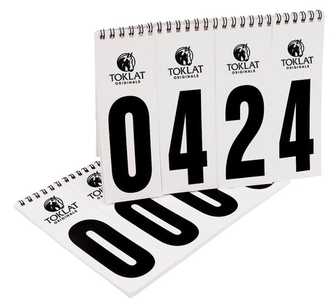 Toklat® Spiral-Bound Competition Number Packets