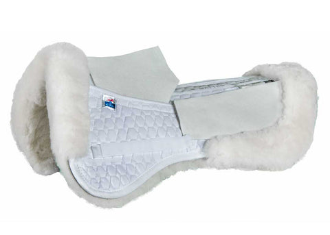 E.A. Mattes PM All-Purpose Correction Half Pad with Sheepskin Panels & Rear Trim