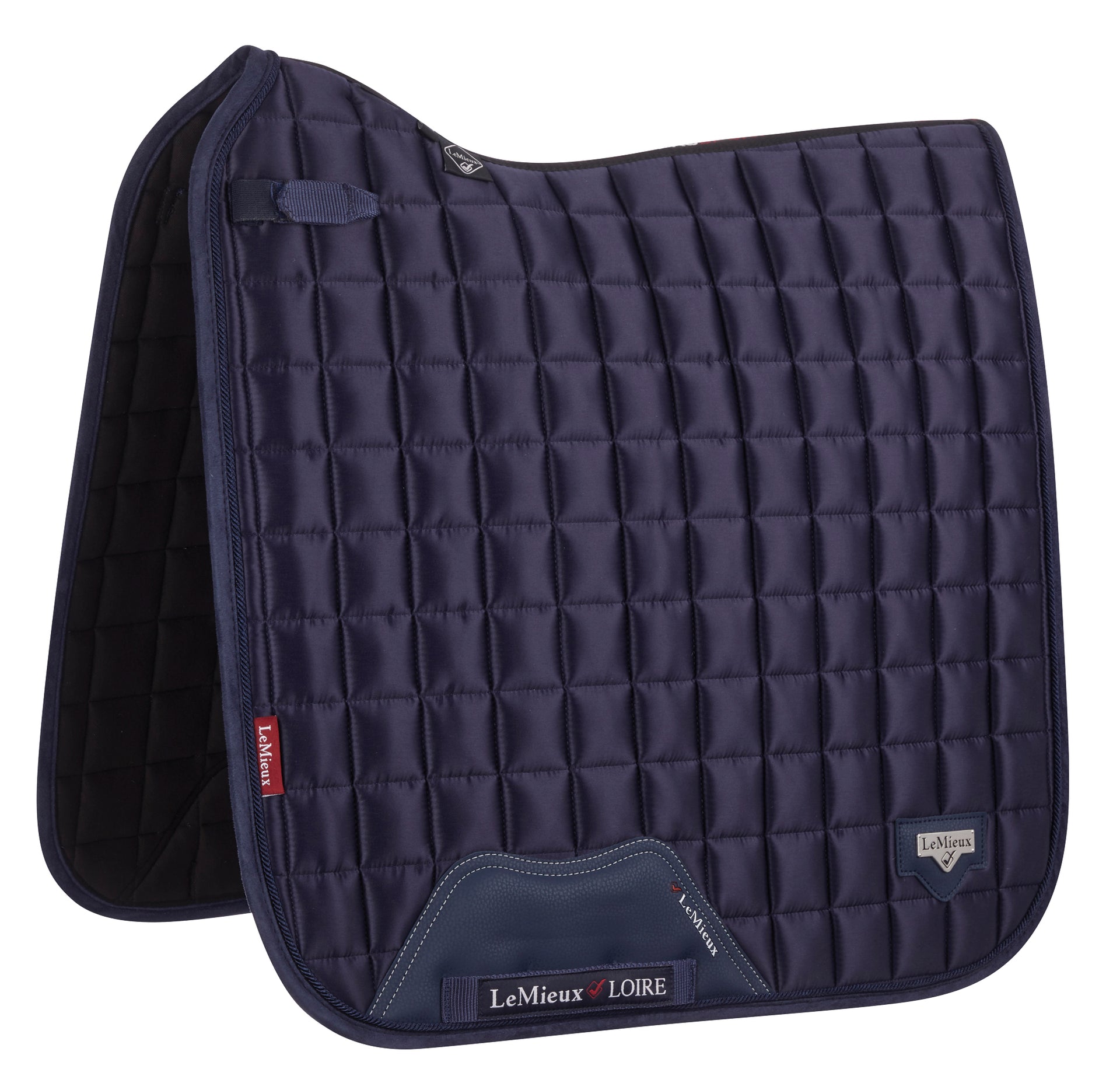 Lemieux Tapis de selle Square Reflective (Bleu Marine