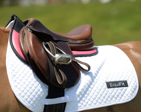 EquiFit® Pony ImpacTeq Contour Half Pad with Colored Trim