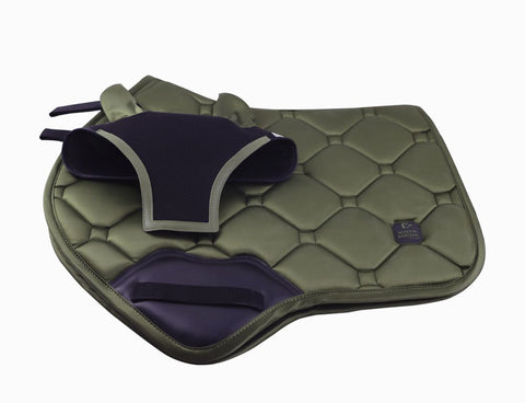 Majyk Equipe® Silk Touch All-Purpose Saddle Pad & Bonnet Combo