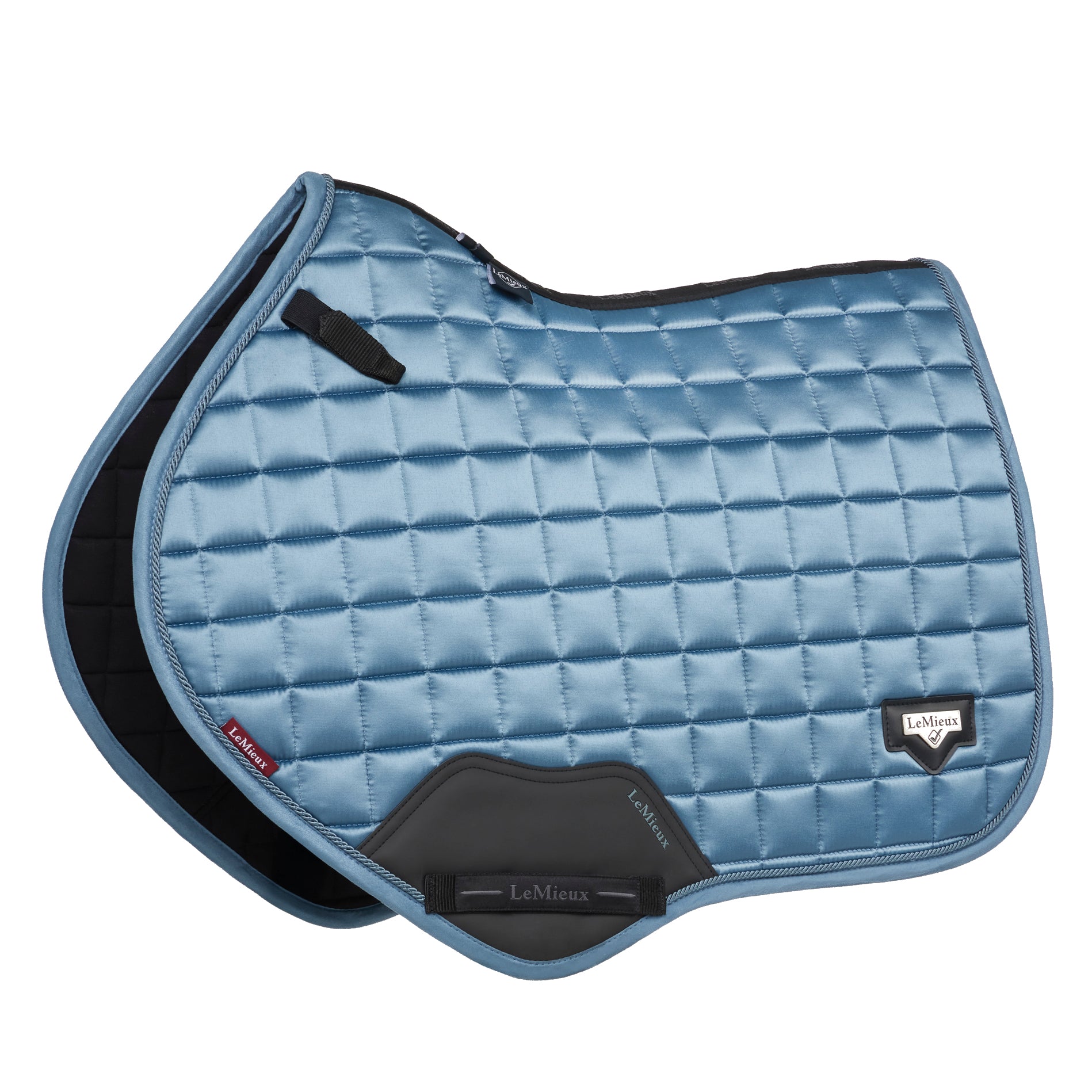 Sottosella Quadrato LeMieux Loire Classic Close Contact – Ginepro, Raso Intrecciato Con Fodera In Bambù