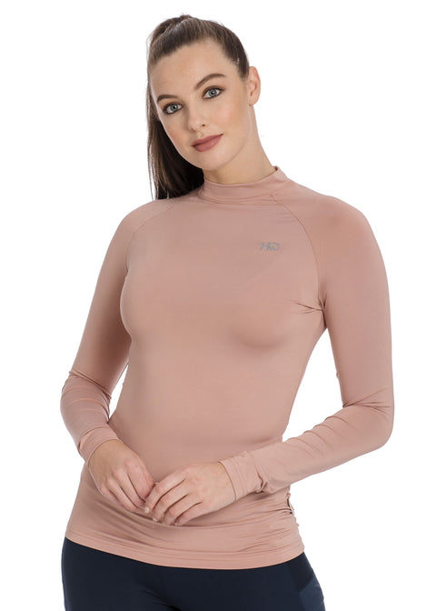 Horseware® Ladies’ Keela Base Layer - Misty Rose / 4X - Winter Tops