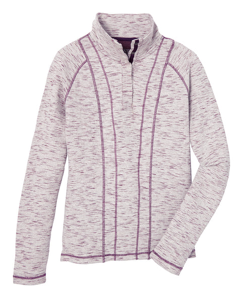 DS Textured Snap Neck Pullover